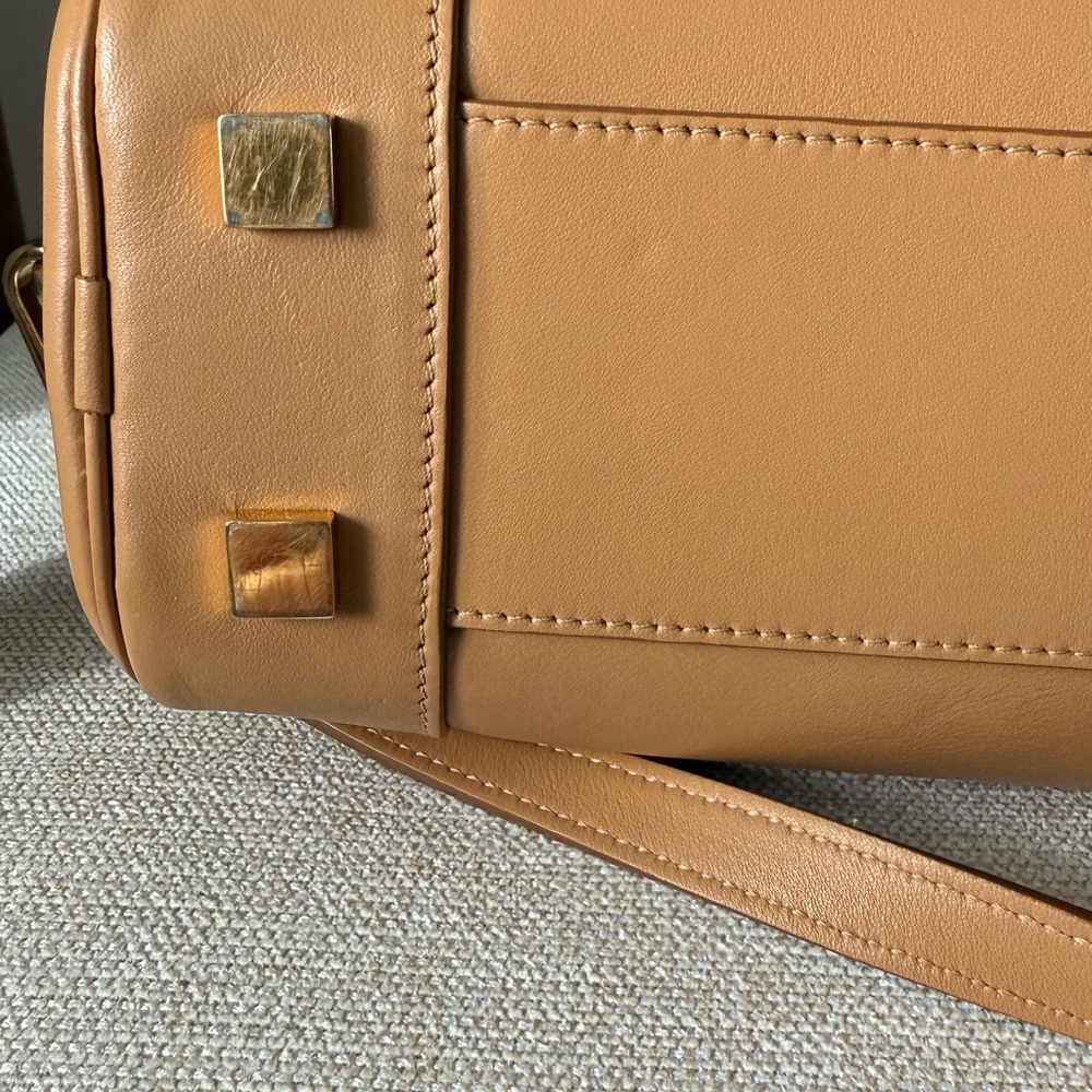 Loewe Retail-$3450 Amazona 23 Leather Bowling Bag in Warm Desert -good condition - Picture 6 of 16